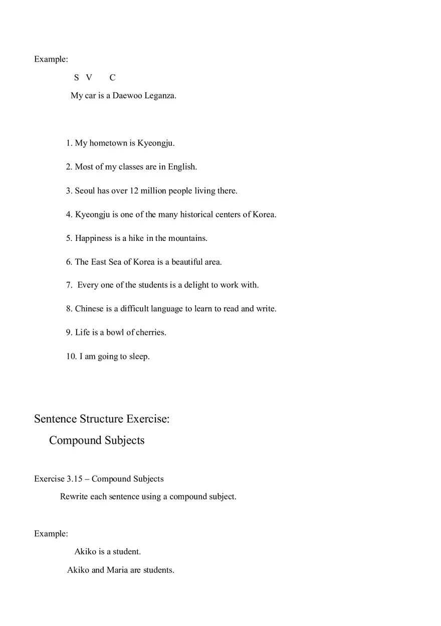 Sentence Building Pretest Ch5 - Page 17