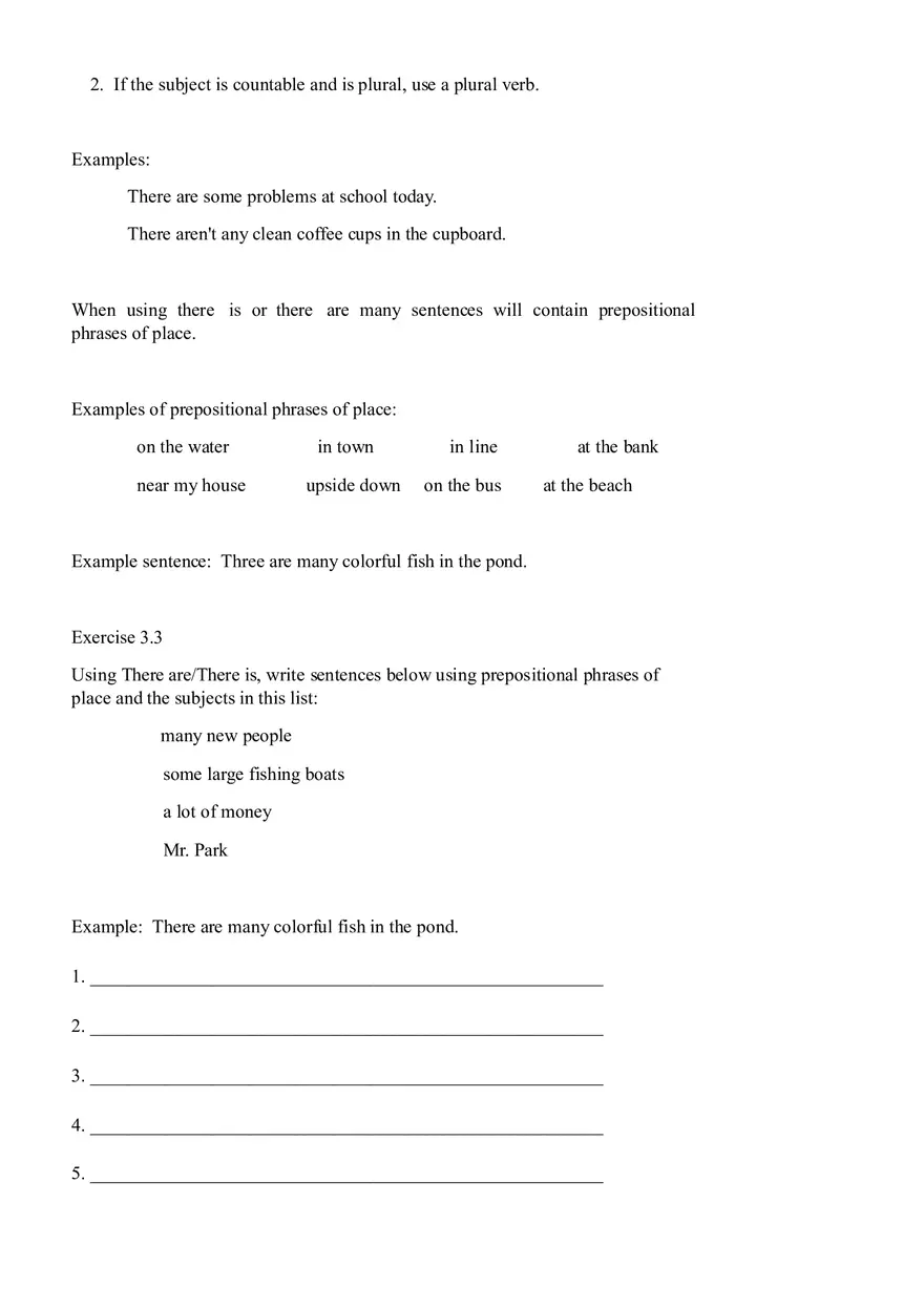 Sentence Building Pretest Ch4 - Page 8