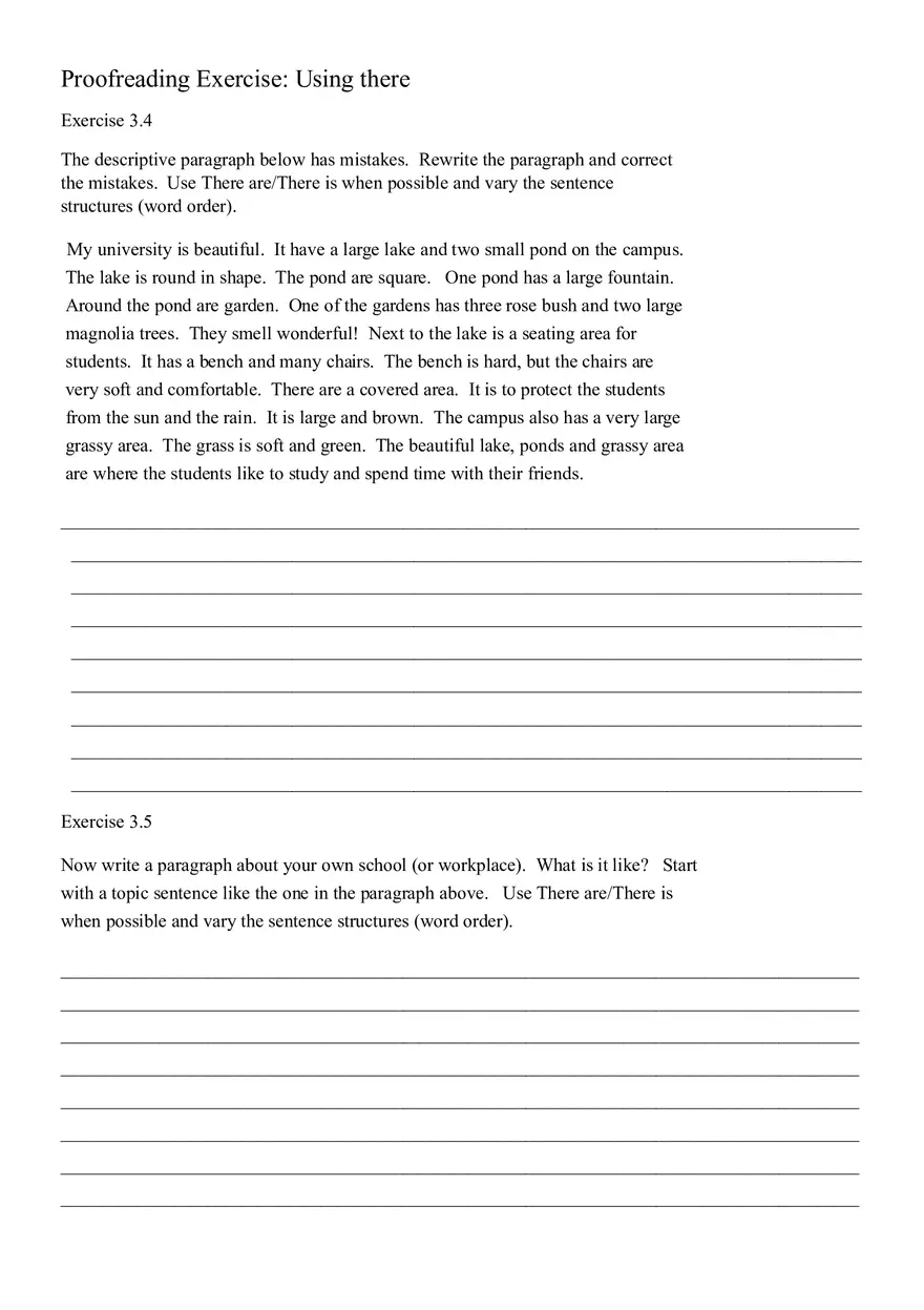 Sentence Building Pretest Ch4 - Page 9