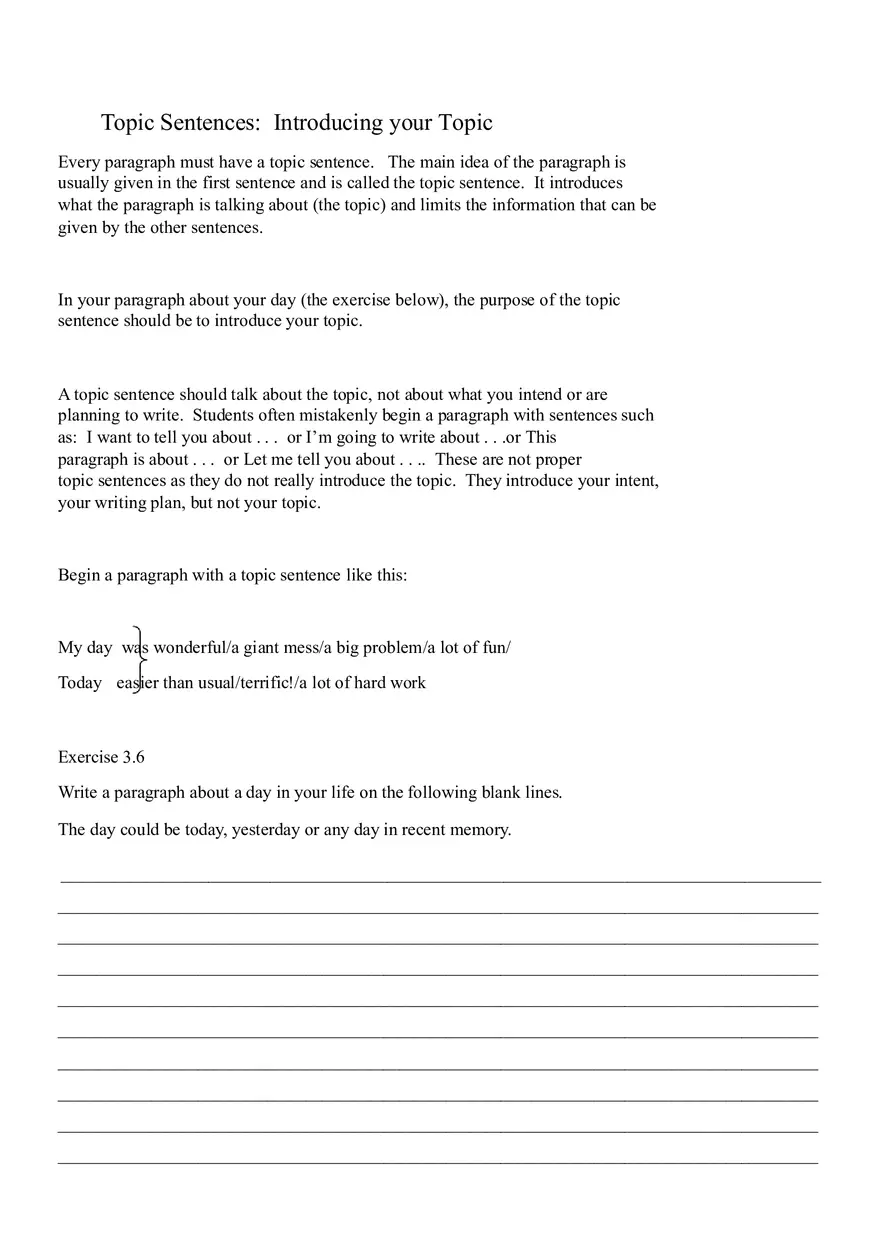 Sentence Building Pretest Ch4 - Page 11