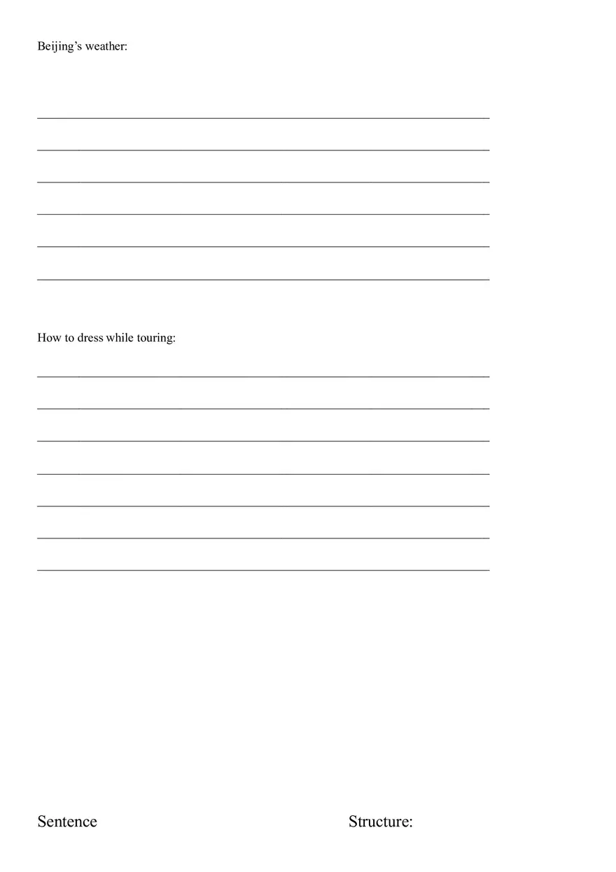Sentence Building Pretest Ch3 - Page 13