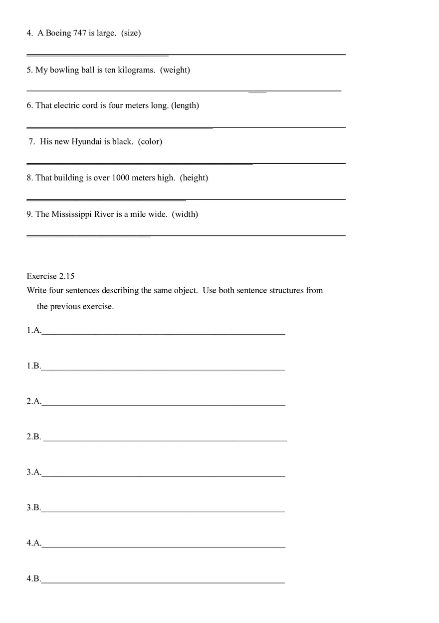 Sentence Building Pretest Ch3 - Page 4