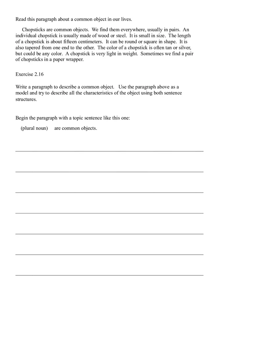 Sentence Building Pretest Ch3 - Page 5