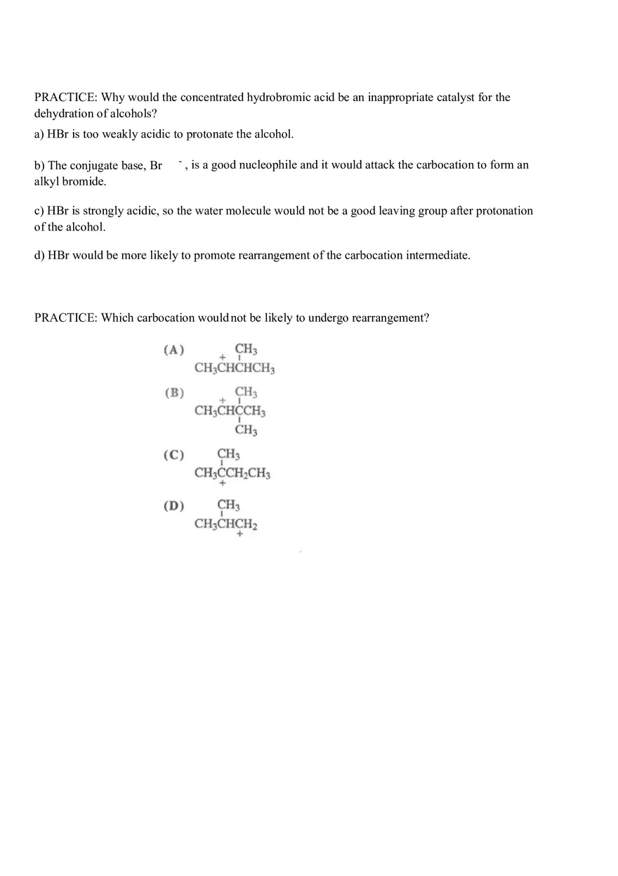 Organic Chemistry Test Part 2 - Page 7