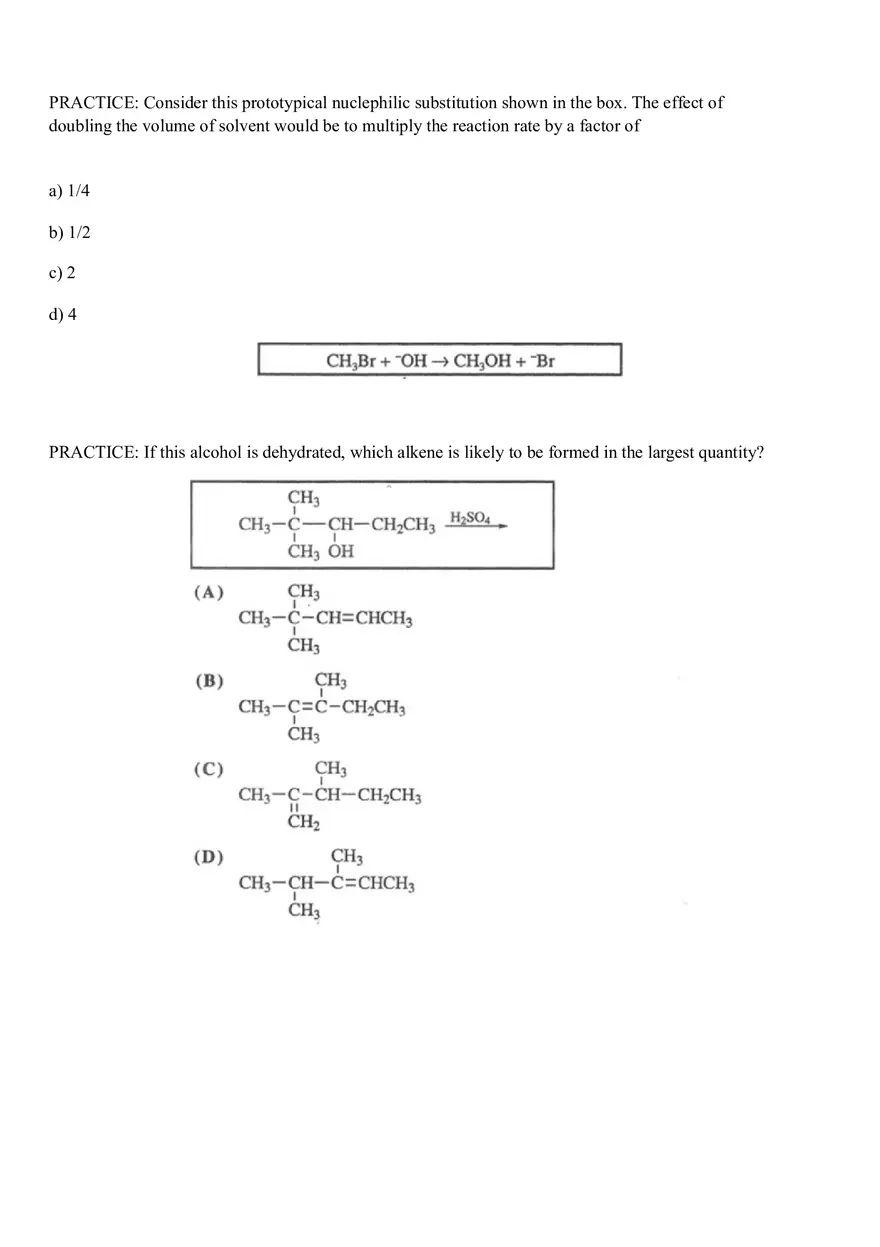 Organic Chemistry Test Part 2 - Page 9