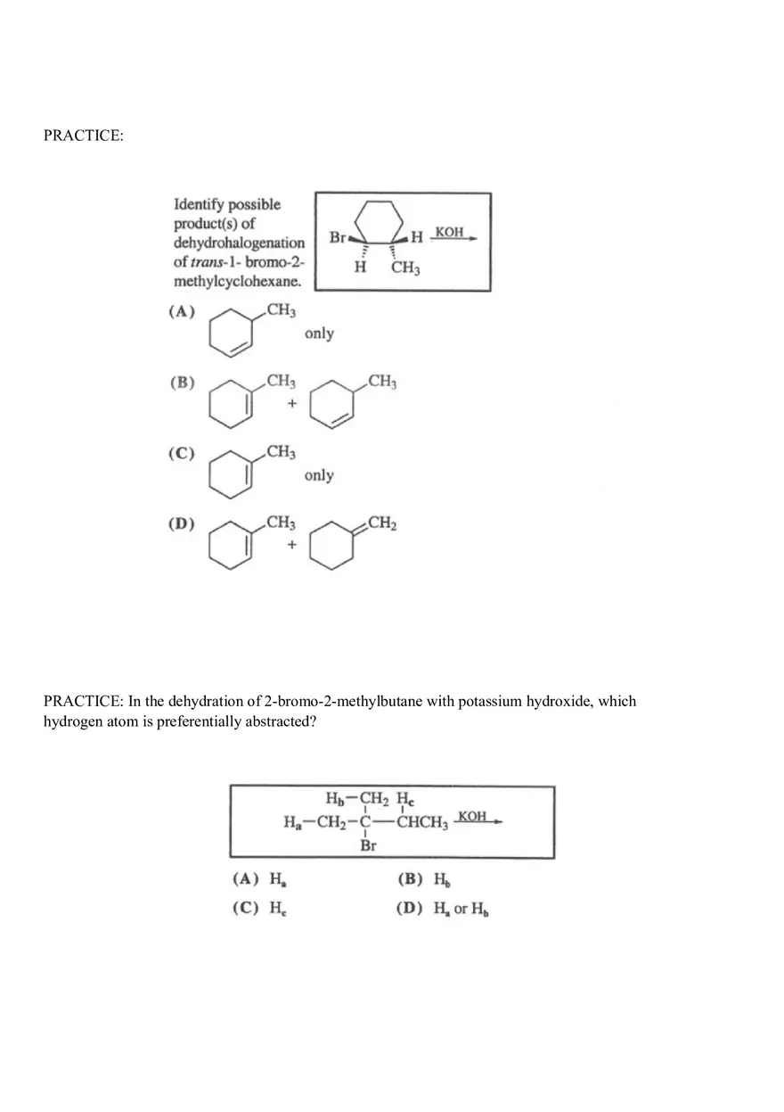 Organic Chemistry Test Part 2 - Page 6