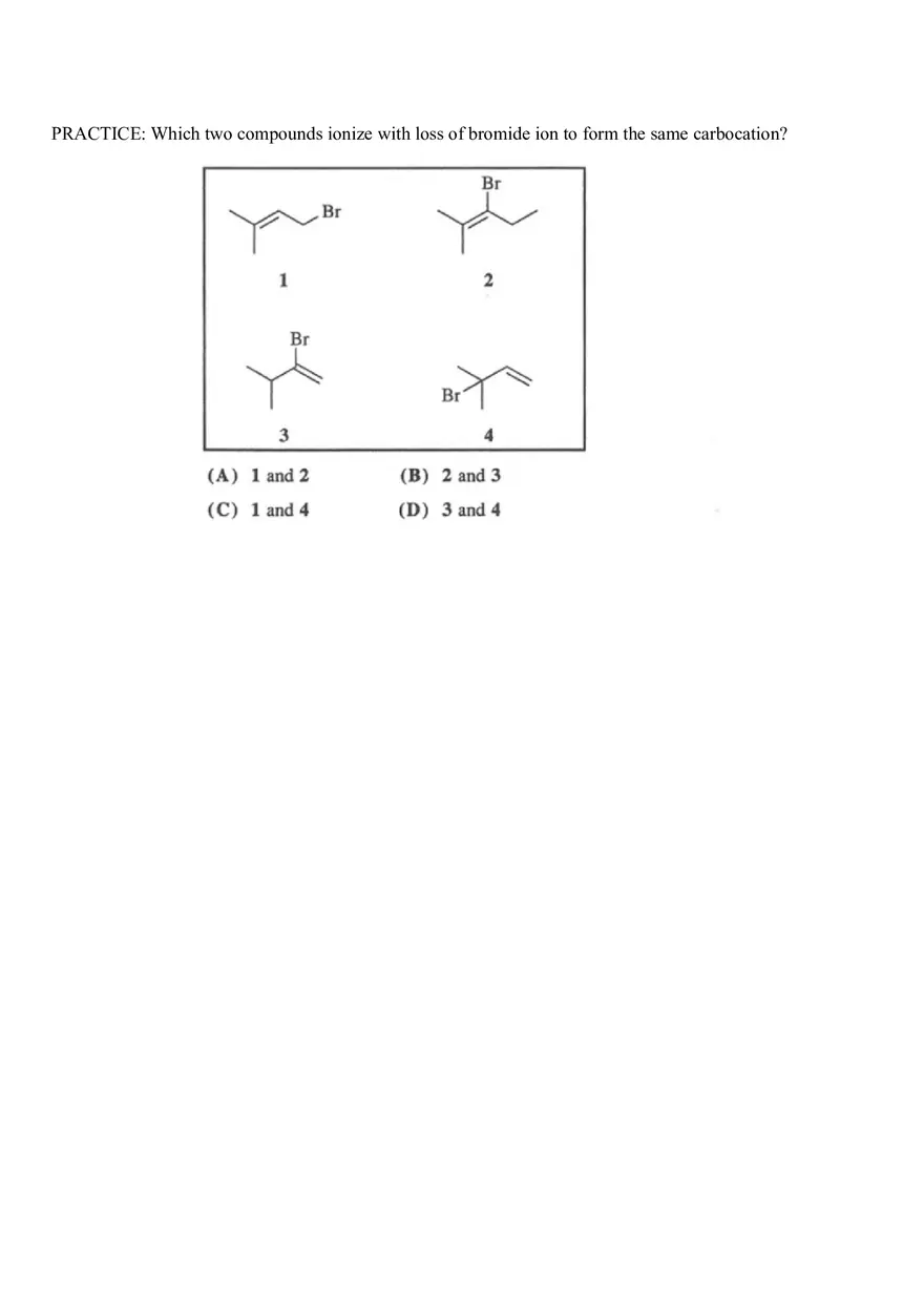 Organic Chemistry Test Part 3 - Page 9