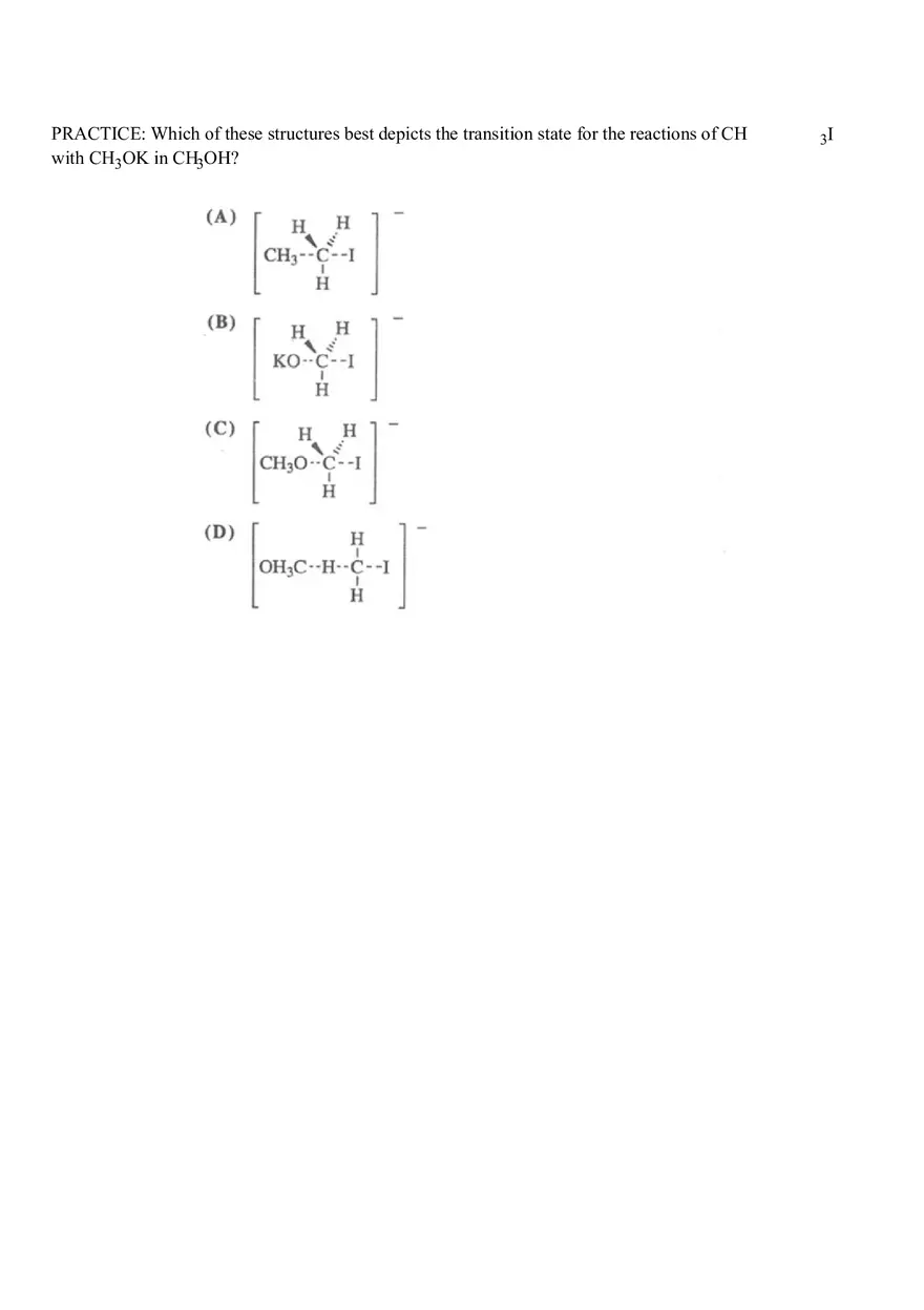 Organic Chemistry Test Part 3 - Page 5