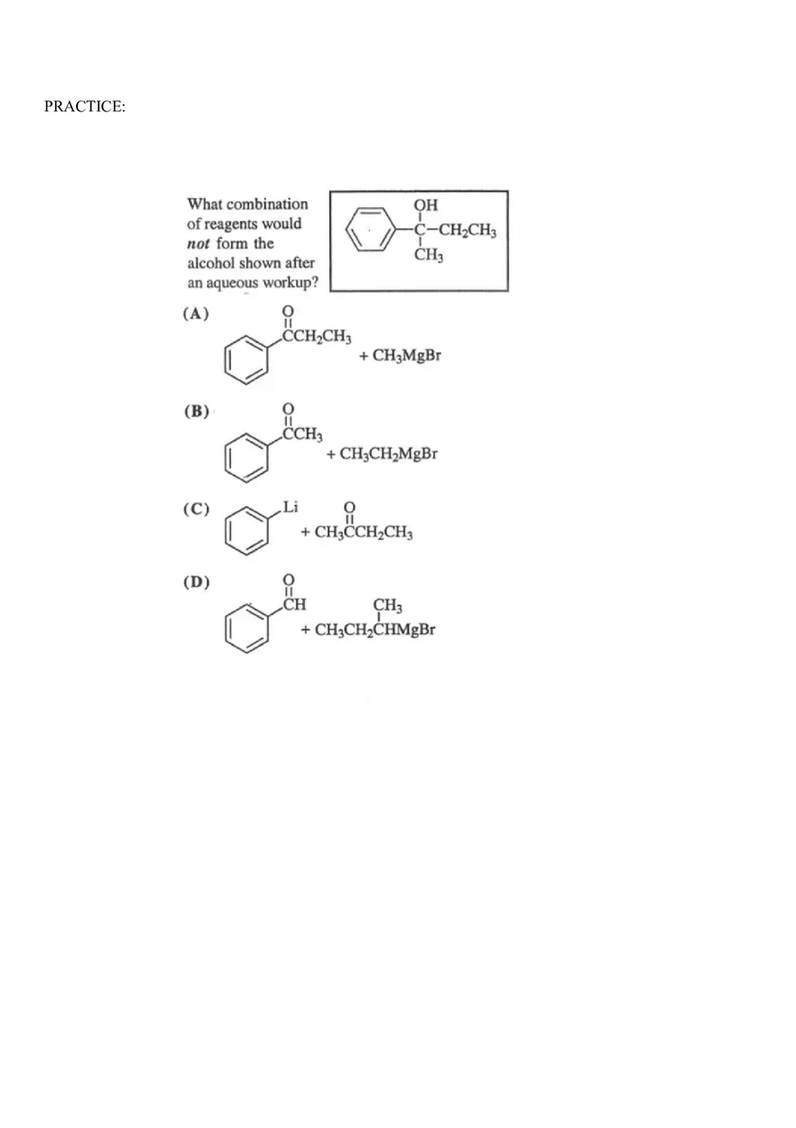Organic Chemistry Test Part 4 - Page 11