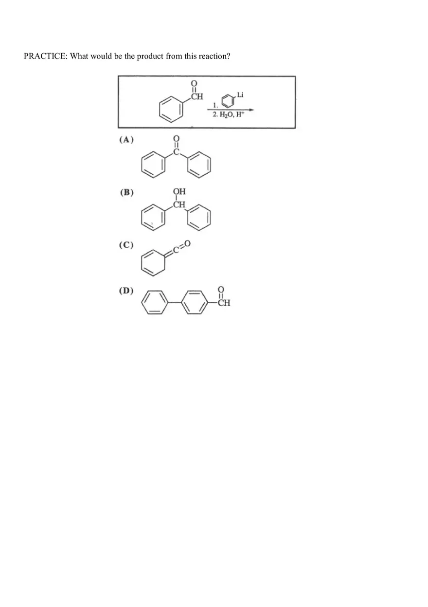 Organic Chemistry Test Part 4 - Page 3