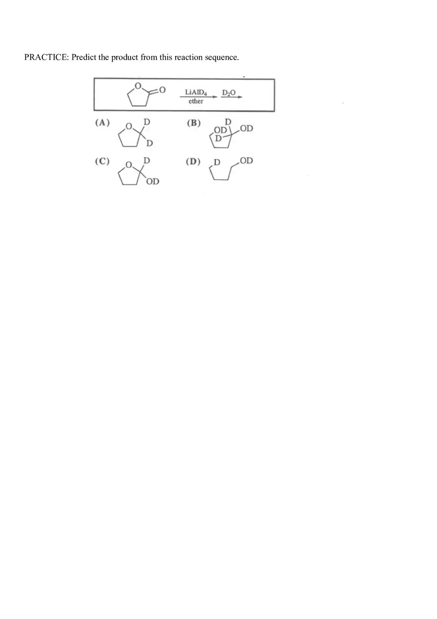 Organic Chemistry Test Part 5 - Page 4