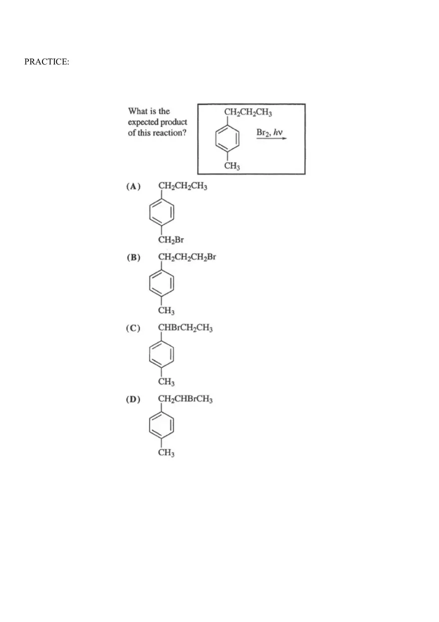 Organic Chemistry Test Part 5 - Page 5