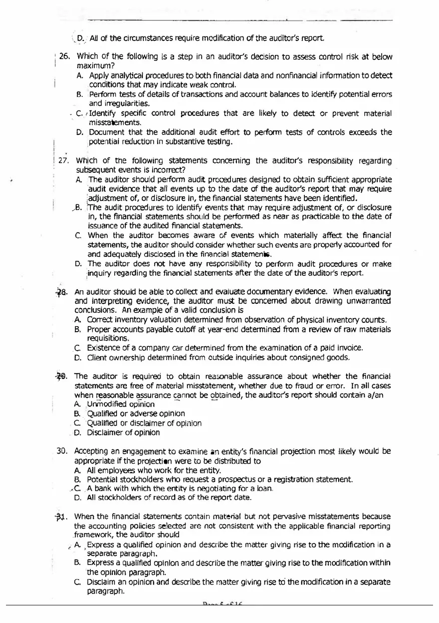Accountancy Questions and Answers - Page 11