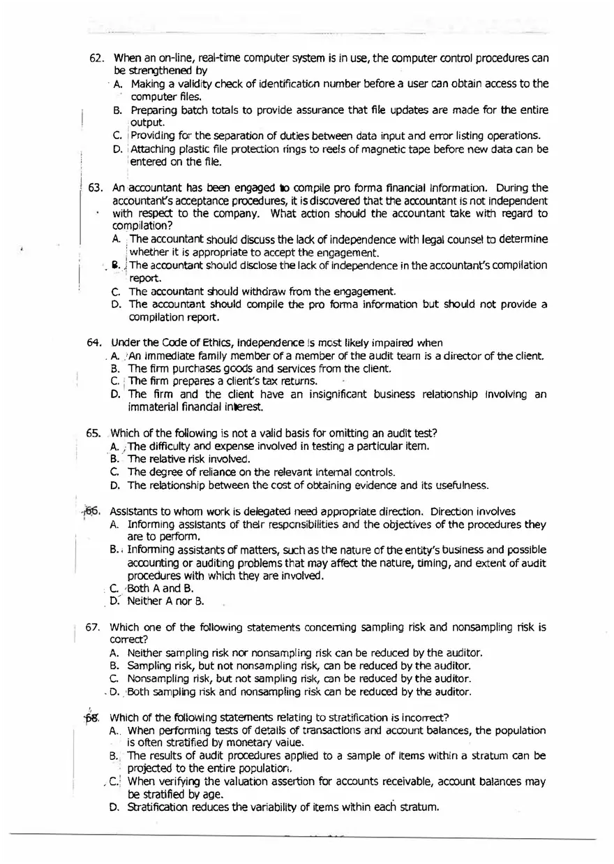 Accountancy Questions and Answers - Page 3