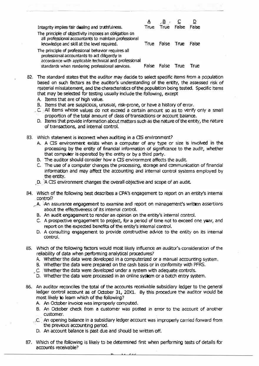 Accountancy Questions and Answers - Page 6