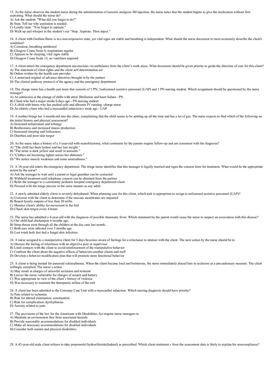 HESI Exam Exit - Page 2