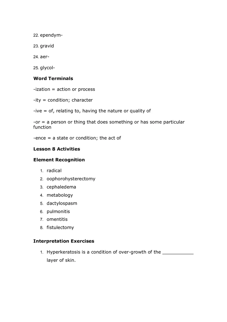 Lesson 8 Medical Terminolog - Page 2