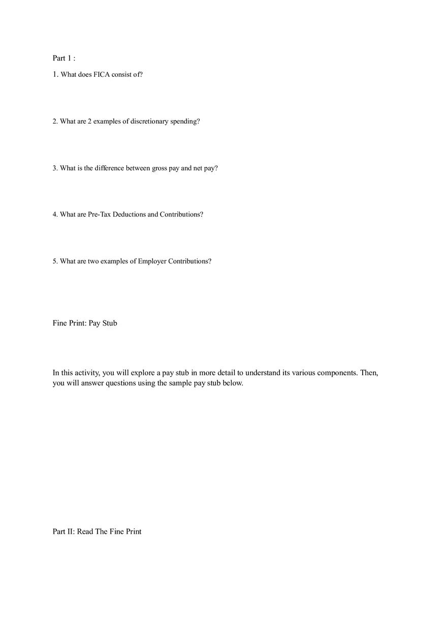 Understanding Payroll and Tax Deductions - Page 1
