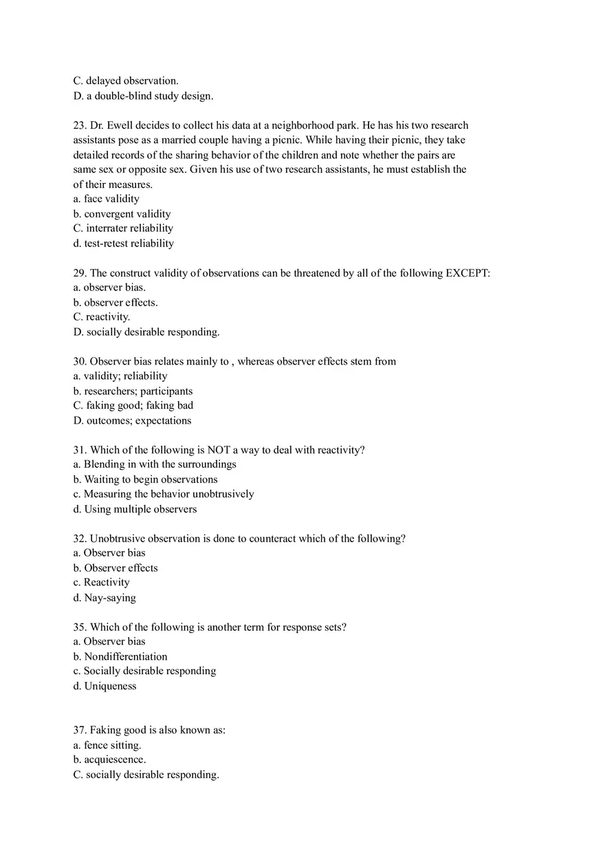 Surveys and Observations Questions - Page 2