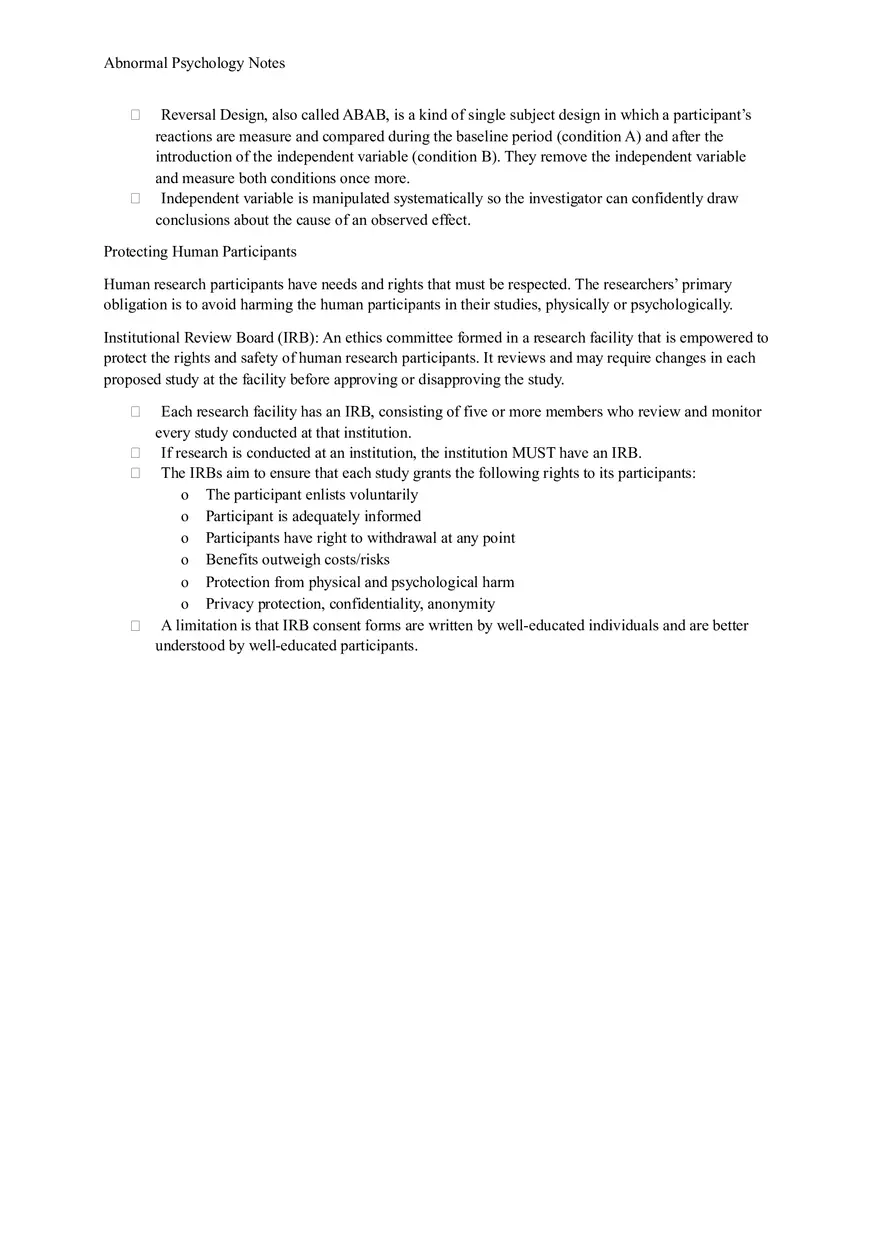 Summary Fundamentals of Abnormal Psychology - Page 12