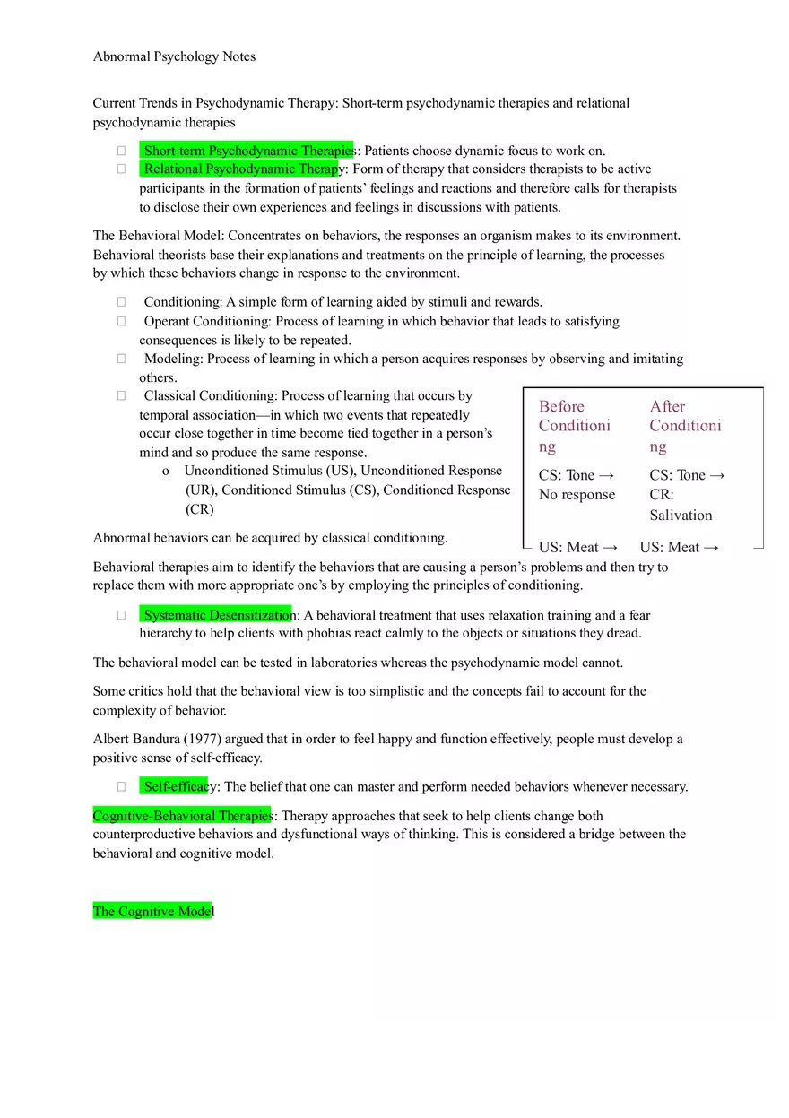 Summary Fundamentals of Abnormal Psychology - Page 3