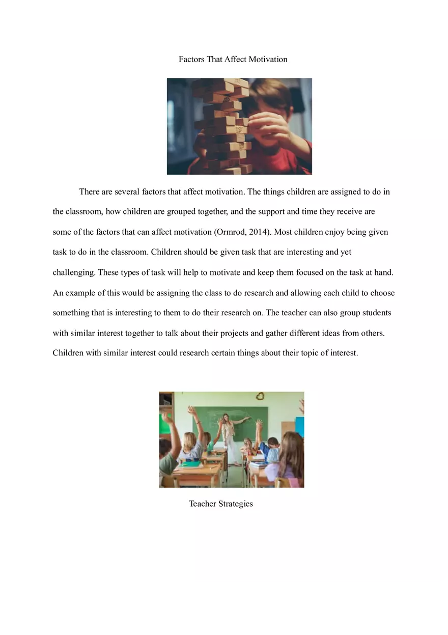 Child and Early Adolescent Development and Psychology (Motivation Article) - Page 3