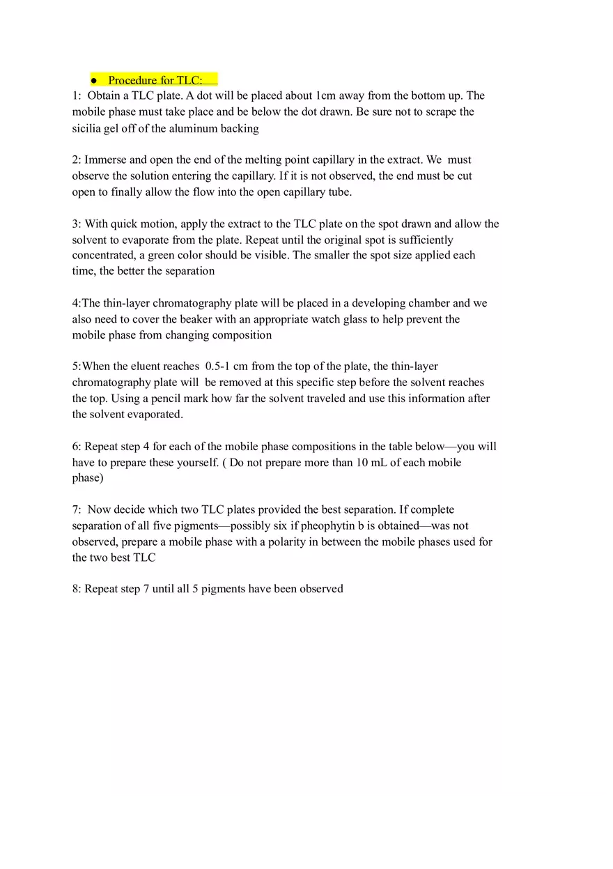 Thin Layer Chromatography - Page 6