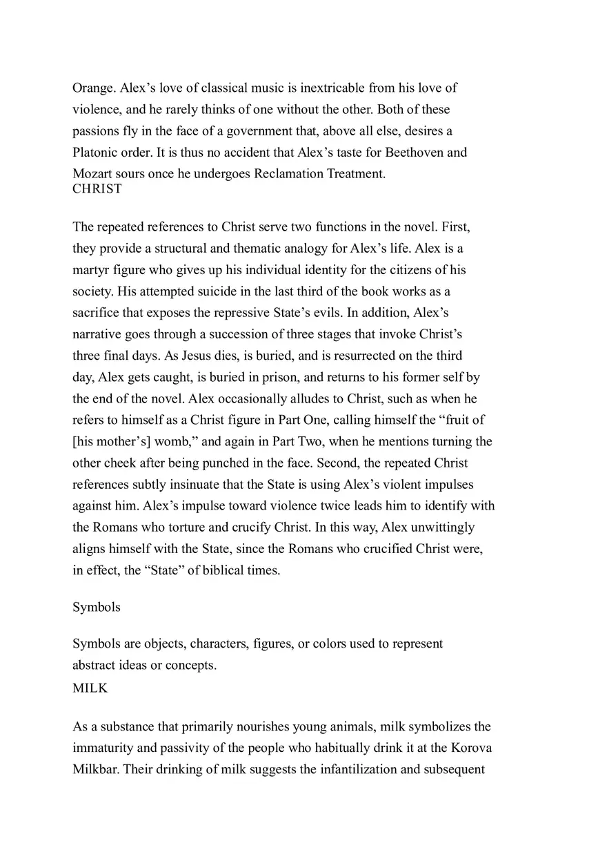 A Clockwork Orange - Book Summary - Page 8