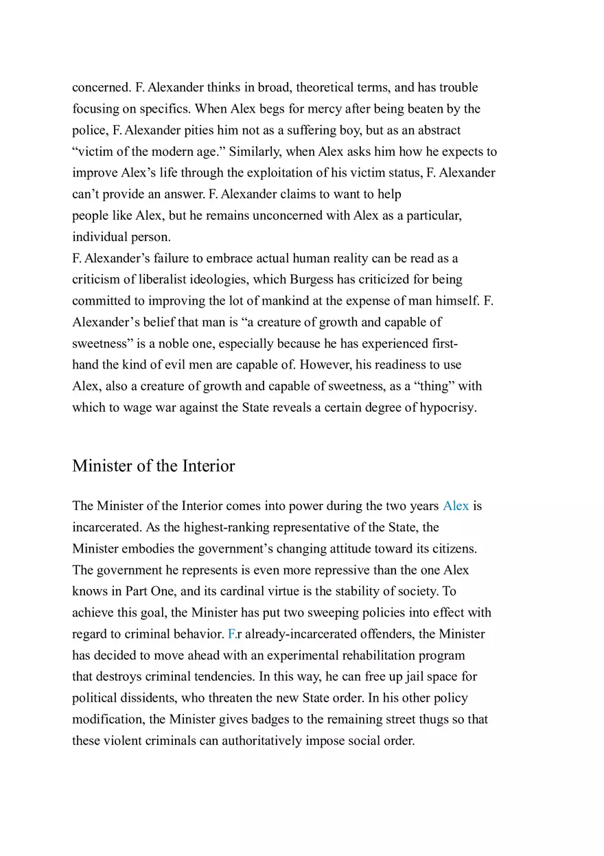 A Clockwork Orange - Book Summary - Page 15