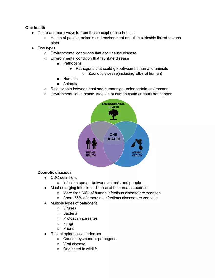 One Health - Page 1