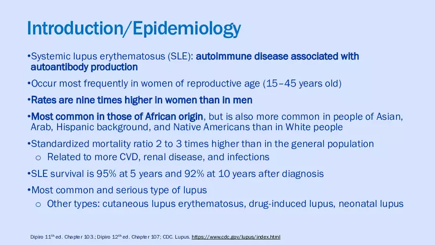 Systemic Lupus Erythematosus - Page 24