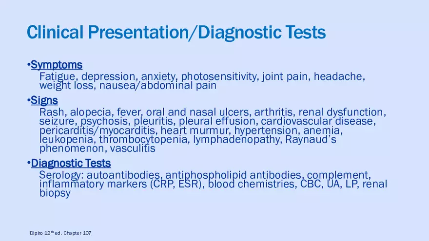 Systemic Lupus Erythematosus - Page 36
