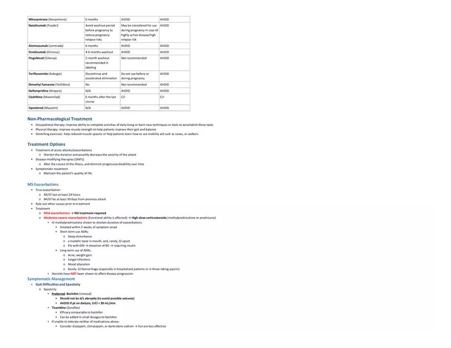 Multiple Sclerosis Lecture Note - Page 4