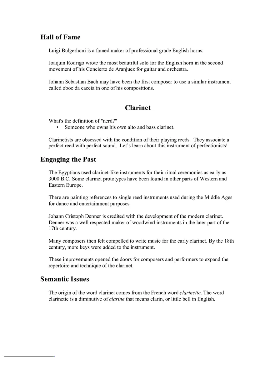 Woodwinds Study Notes - Page 18