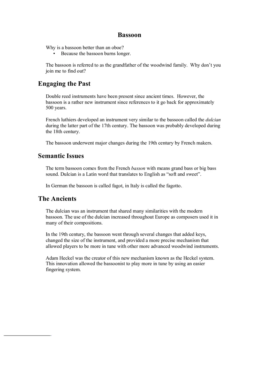 Woodwinds Study Notes - Page 5