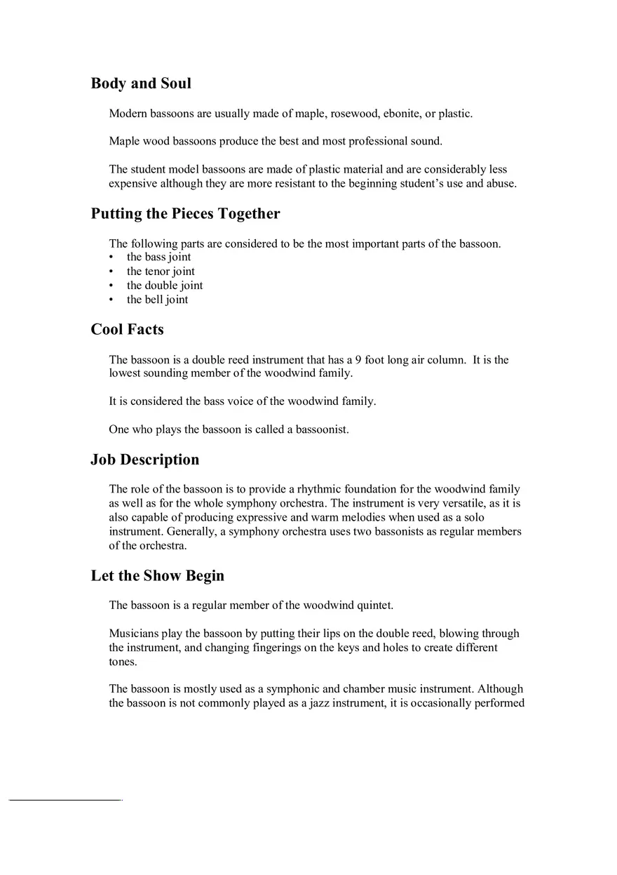 Woodwinds Study Notes - Page 6