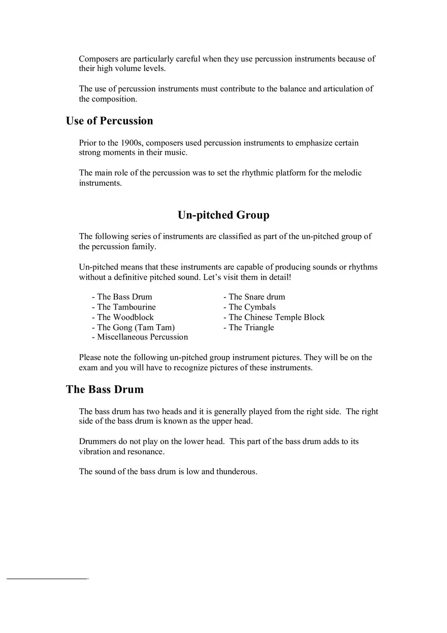Percussion Cheat Sheet - Page 2