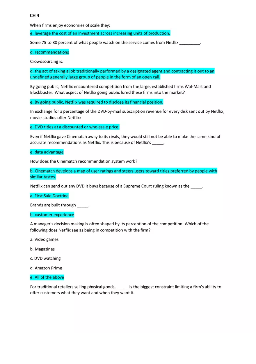Exam MIS Ch. 4 - Page 1