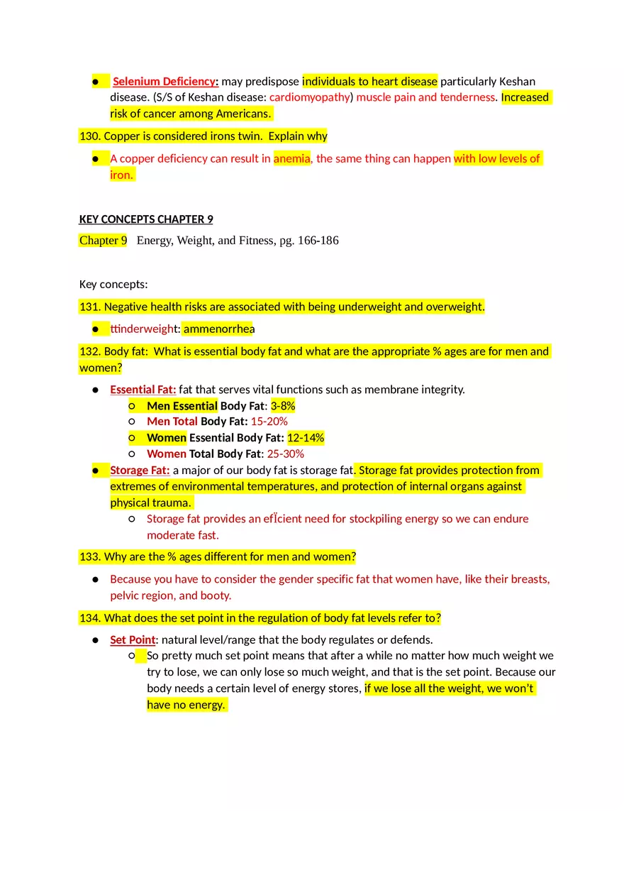 Key Concepts Chapter 8 Water and Minerals - Page 7