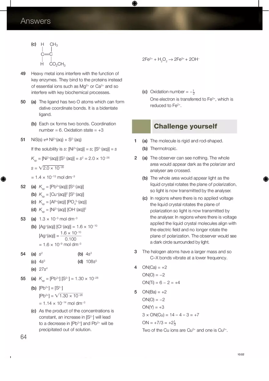 Chemistry Answers Chapter 12 - Page 9