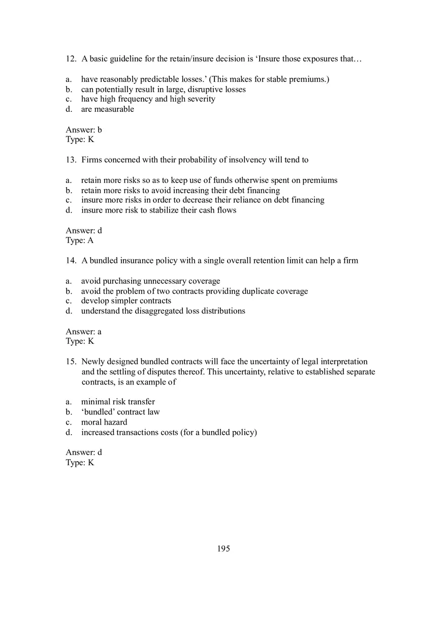 Chapter 22 Risk Retention-Reduction Decisions - Page 4