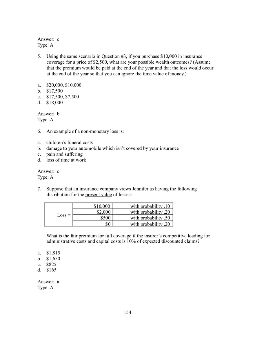 Chapter 9 Risk Aversion and Risk Management by Individuals and Corporations - Page 2