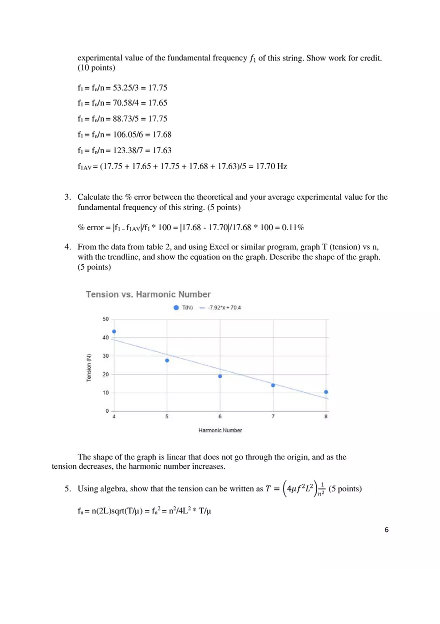 Standing Waves Lab Online - Page 6
