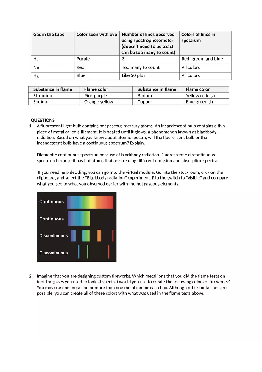 Atomic Spectra Lab - Page 2