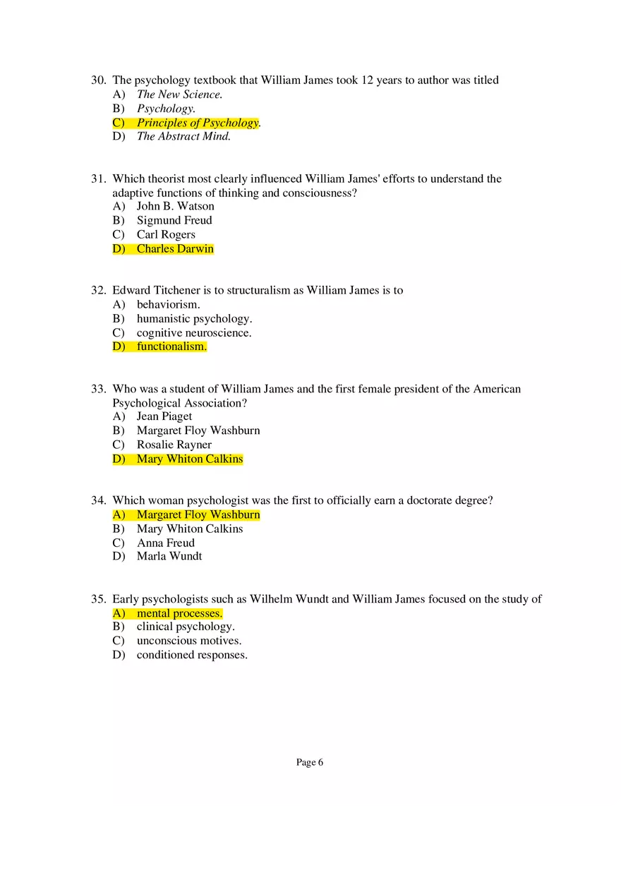 Psychology Module 1 Part 1 - Page 6