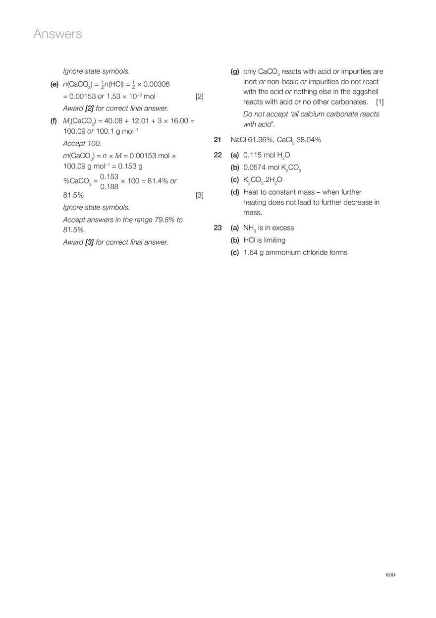 Chemistry Answers Chapter 1 - Page 5