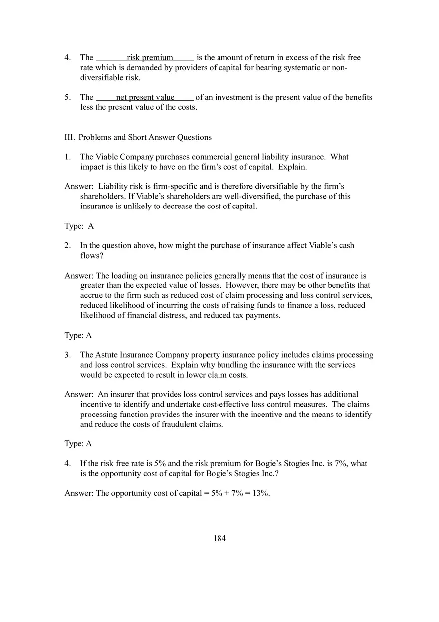 Chapter 20 Risk Management and Shareholder Wealth - Page 5