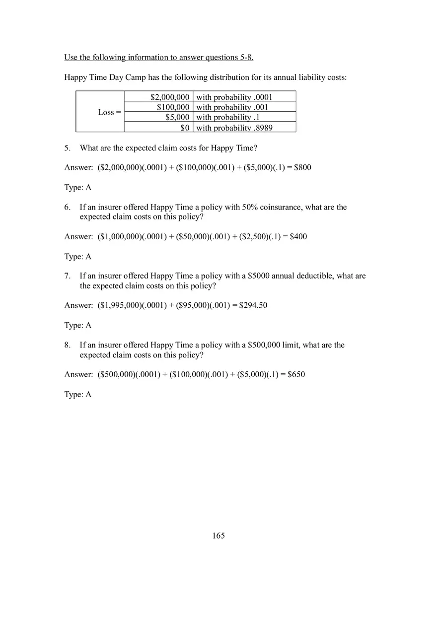Chapter 10 Insurability of Risk, Contractual Provisions, and Legal Doctrines - Page 7
