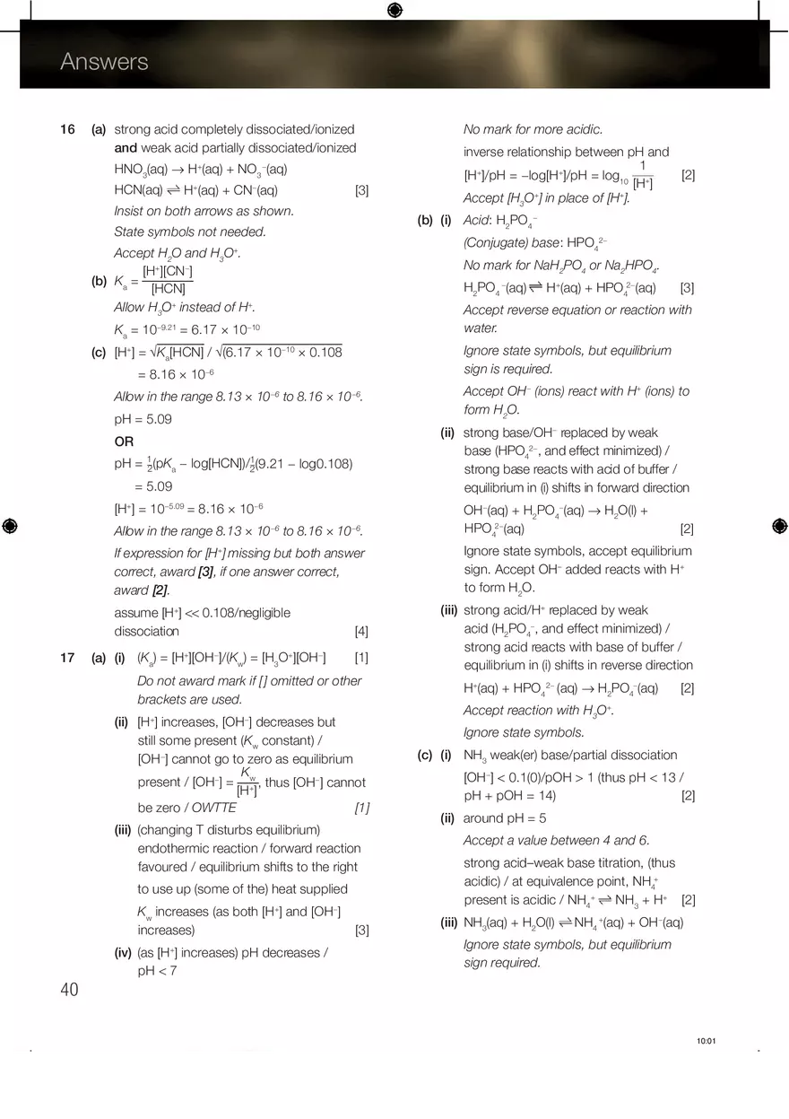 Chemistry Answers Chapter 8 - Page 6