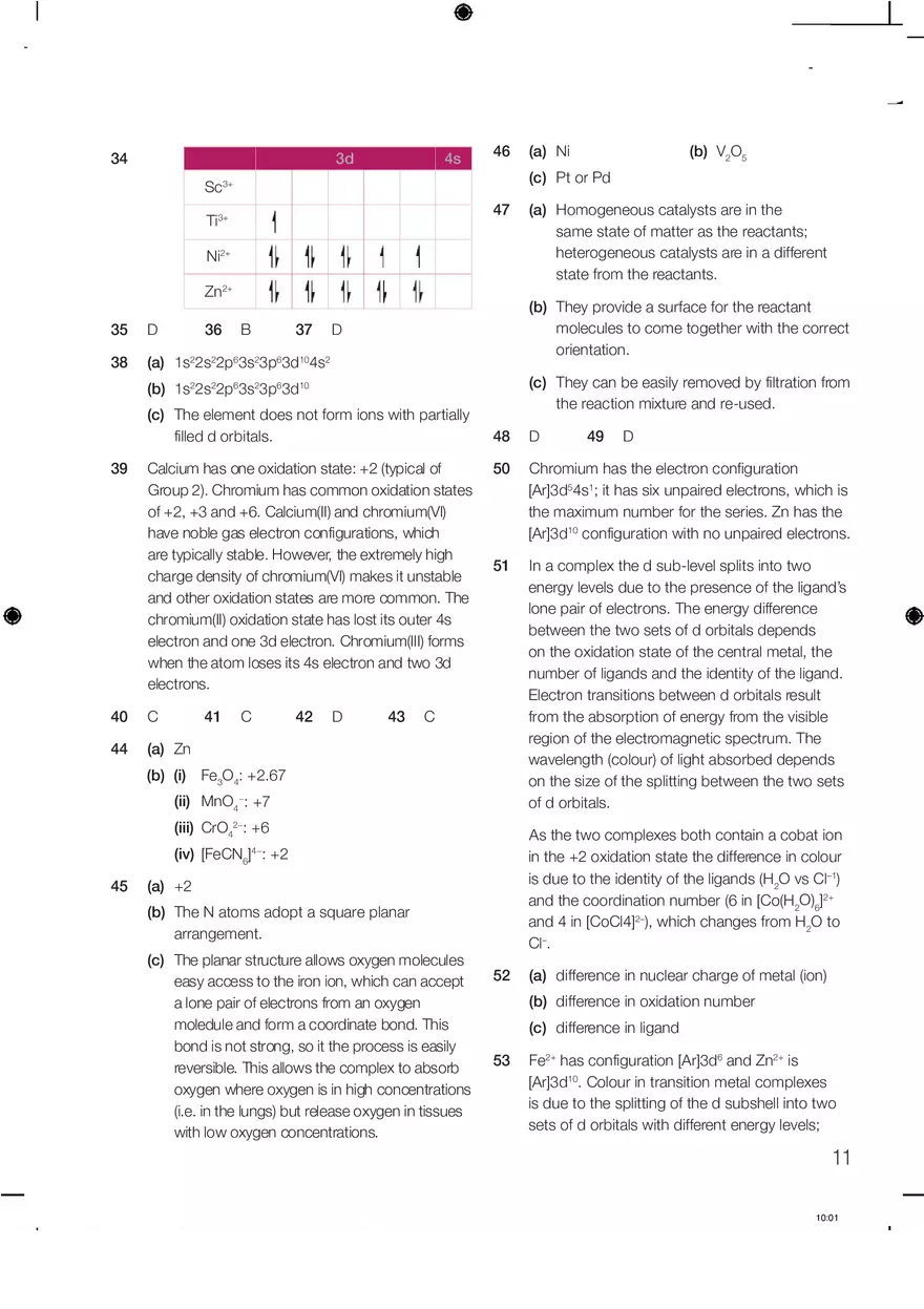 Chemistry Answers Chapter 3 - Page 3